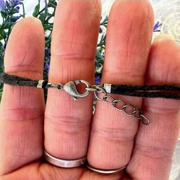 Charming Handmade Elephants & Birds Cord Necklace 30” - Picture 7 of 11